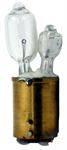 Model T 6H-DC-TL - Halogen tail lamp bulb, 55/5 WATT, double contact, 6 volt, (straight pins)