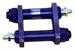 Model T Rear shackle set, replacement L-Style, with zerk fittings