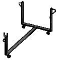 Model T Engine stand, deluxe. Folding, with casters - T-ESS-DLX