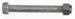 Model T Crankshaft rear main bearing bolt and nut - 3035-6