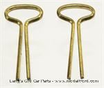 Model T Cotter pins, T-Head, brass. for top side straps - 3771