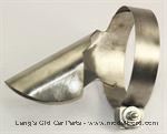 Model T Exhaust deflector, stainless steel. - 4038ECL