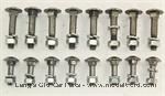Model T Running board bolt set. Original style, For reproduction running boards ONLY. - 4818-19BR
