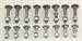 Model T Running board bolt set. Original style, For reproduction running boards ONLY. - 4818-19BR