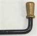 Model T Handle only, with brass knob, for windshield wiper - 7801HBR