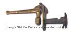 Model T AER-PEDBR - Locking foot pedal for Exhaust Whistle/Cut-Out, Brass