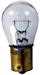 Model T 21 candle power light bulb, single contact, 12 volt, (straight pins)