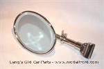 Model T 7853NDX - Nickel plated outside mirror for open cars, deluxe rectangle head