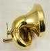 Model T Brass Horn, triple twist - 6432-1L