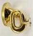 Model T Brass Horn, triple twist - 6432-1L