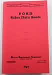 Model T Ford Sales Data Book. - F67