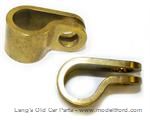 Model T Support lower rod bracket, brass - 7821CLB