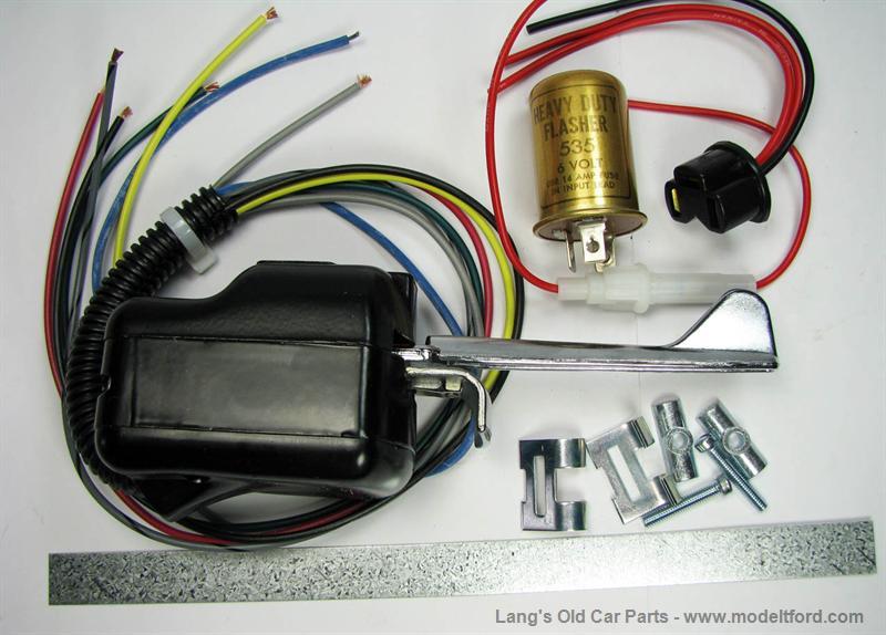 Model T Directional turn signal kit, WITHOUT lights, 6 volt, T-SIGN-SW6