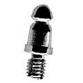 Model T Lift-a-dot fastener stud, nickel plated, double - LIFT-D
