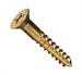 Flat head brass wood screw 8 X 3/4 - BWS-9