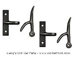 Model T Tail gate fastener, 4 piece set, malleable iron - WBED1