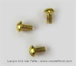 Model T Screws for Ford switch face plate, brass - 4728BRS