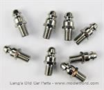 Model T Lift-a-dot set, male windshield fastener, stud style, nickel plated, single height - LIFT-WS