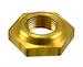 Model T Rim washer, Brass, hex shaped, for wood wheel