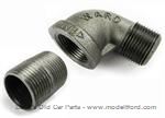Model T Exhaust Whistle right angle adapter. - AER-RA