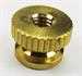 Model T Brass knurled spark plug nuts for Champion X and A25 - 5201NUT