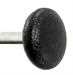 Model T Upholstery button, black prong type, open type - U-BUTTON