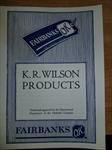 Model T K.R. Wilson Product Catalog - KRW-CAT2