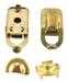 Model T Coil box latch sets,  brass, complete set for steel box.
