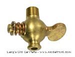 Model T 3079 - Outlet petcock, solid brass, original style.