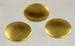 Model T Freeze plugs, solid brass, set of 3