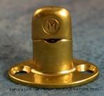 Model T MUR2-BC - Murphy Fastener, thick oval base, double stack, solid brass