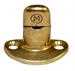 Model T MUR2-TB - Murphy Fastener, thick curved oval base for top bows, double stack, solid brass
