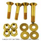 Model T 3513MBB - Bolt set for mounting steering column to firewall, brass