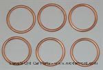 Model T Manifold gasket copper ring only, set of 6 - 3063