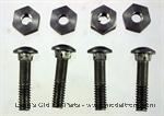 Model T Metal coil box mounting bolt and nut set. for wood firewall - 4725XB