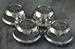 Model T Wire wheel hubcap set, Nickel, "Ford MADE IN U.S.A."