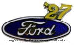 Model T Oval Ford logo hat or tie tack pins with ‘27 - PIN-27