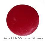 Model T Red celluloid lens for stock T tail light - 6484CX