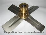 Model T Brass accessory ball bearing fan with blades. - 3962BBE