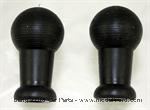 Model T Spark and gas knobs, black - 3526