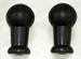 Model T Spark and gas rod knobs, black