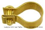 Model T Hose clamp for gas lamp tubing, brass - BL-TC