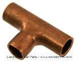 Model T Copper T fitting for gas lamp tubing - BL-TF