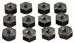 Model T Special thick head Steel Hex Nuts for Fords - B-NUT-3657