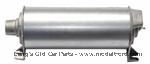 Model T Muffler, Cast iron ends with kidney shaped rear hole. - 4025C
