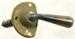 Model T Turtle deck lid latches. One pair. - 9485AL