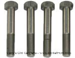 Model T Manifold clamp bolt, domed head, stainless steel - 3066D