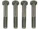 Model T Manifold clamp bolts, domed head, stainless steel, set of 4