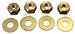 Kingston (and Jacobson-Brandow) brass nut set, for mounting coil box to firewall. - 4212N
