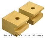 Model T Transmission to frame wood block, pair. - N607